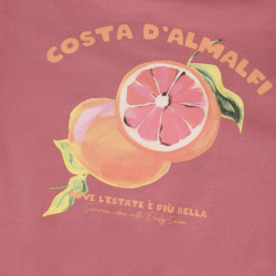 Daily Seven T-shirt Backprint Heather Rose
