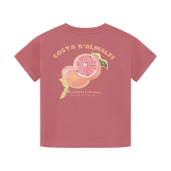 Daily Seven T-shirt Backprint Heather Rose