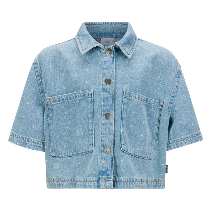 Retour Flore vintage blue denim
