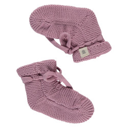 A Tiny Story baby slippers Rouge