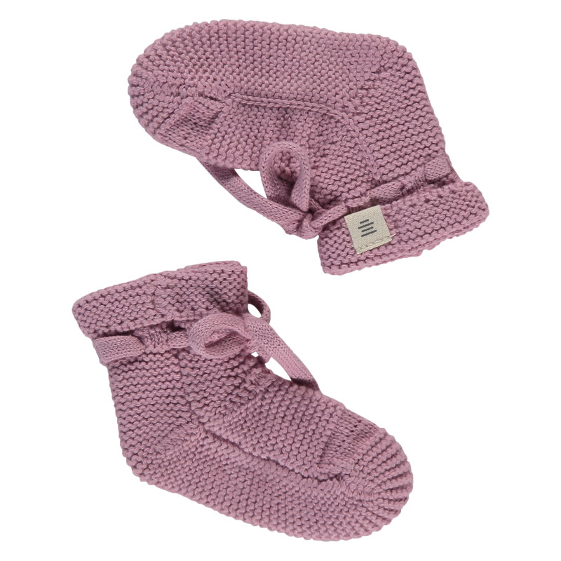 A Tiny Story baby slippers Rouge