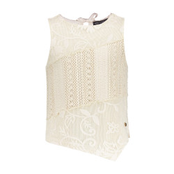 Frankie&Liberty Vionita Crochet Top CREAM