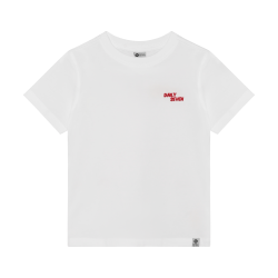 Daily Seven Oversized T-shirt Backprint  Egret