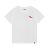 Daily Seven Oversized T-shirt Backprint  Egret