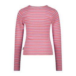 Vingino Basic stripe top Coral paradise