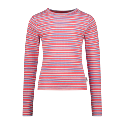 Vingino Basic stripe top Coral paradise