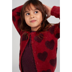Jubel Longsleeve pailetten - Daily Princess Bordeaux