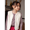 Jubel Fake fur gilet - Daily Princess Offwhite
