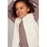 Jubel Fake fur gilet - Daily Princess Offwhite