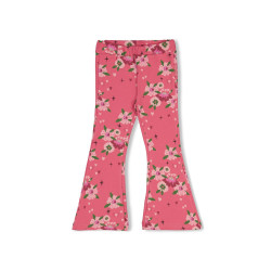 Jubel Flared broek AOP - Moon Flowers Roze