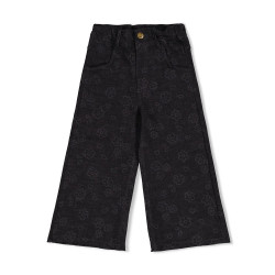 Jubel Jeans wide leg AOP - Moon Flowers Antraciet