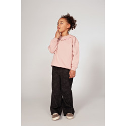 Jubel Jeans wide leg AOP - Moon Flowers Antraciet