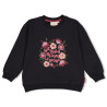Jubel Sweater relaxed fit - Moon Flowers Antraciet