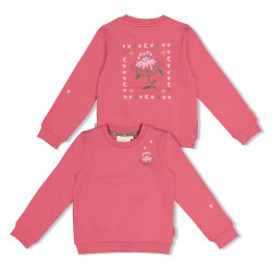 Jubel Sweater - Moon Flowers Roze