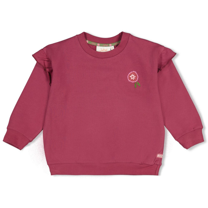 Jubel Sweater relaxed fit - Moon Flowers Mauve