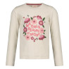 Jubel Longsleeve rib - Moon Flowers Offwhite
