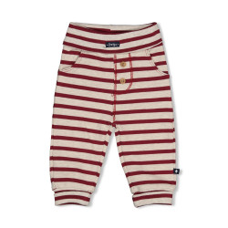 Feetje Broek streep - Built for Fun Bordeaux