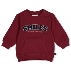 Feetje Sweater - Built for Fun Bordeaux