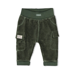 Feetje Broek velours rib - Wiggle and Waddle Groen