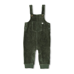 Feetje Tuinbroek velours rib - Wiggle and Waddle Groen