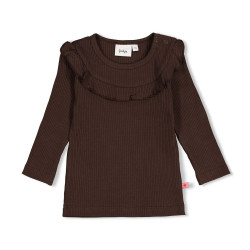 Feetje Longsleeve rib - City Chic Bruin