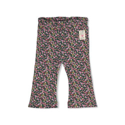 Feetje Flare broek rib AOP - Afternoon Tea Groen