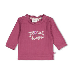Feetje Longsleeve rib - Afternoon Tea Berry