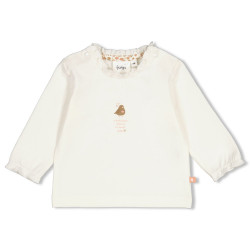 Feetje Longsleeve - Fall in Love Offwhite