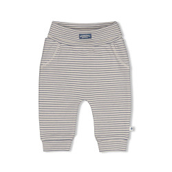 Feetje Broek rib met streep - Breakfast Buddy Blauw