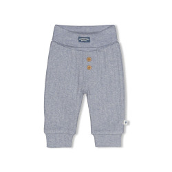 Feetje Broek rib - Breakfast Buddy Blauw melange