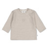 Feetje Longsleeve streep - The Cuddle Company Bruin melange