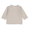 Feetje Longsleeve streep - The Cuddle Company Bruin melange