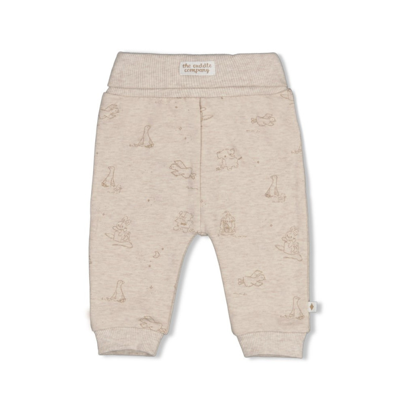 Feetje Broek AOP - The Cuddle Company Taupe melange
