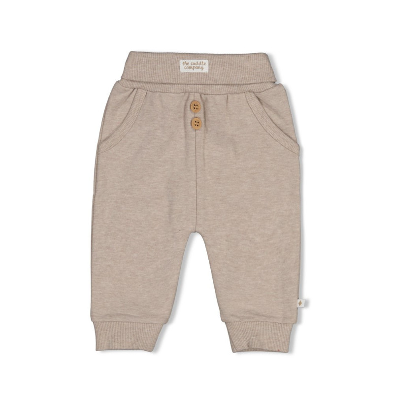 Feetje Broek - The Cuddle Company Bruin melange