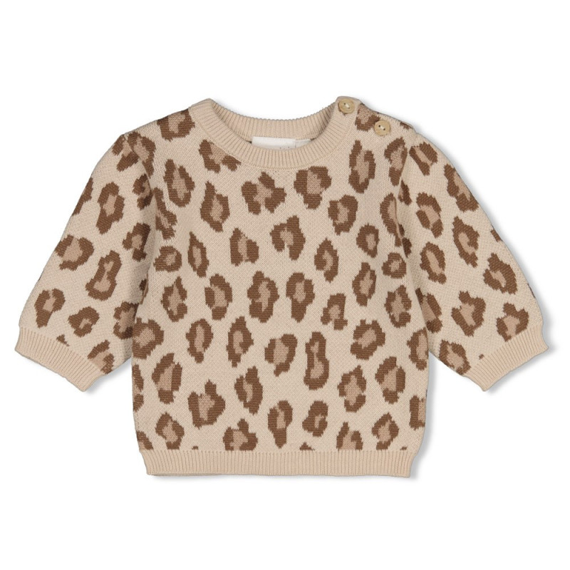 Feetje Sweater gebreid AO - The Knits Zand