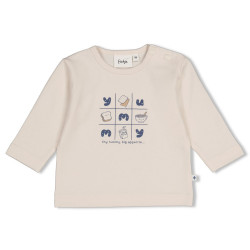 Feetje Longsleeve - Breakfast Buddy Creme