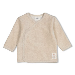 Feetje Overslagshirt velours rib - The Cuddle Company Taupe melange
