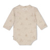 Feetje Wikkelromper AOP - The Cuddle Company Taupe melange
