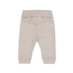 Feetje Broek streep - The Cuddle Company Bruin melange