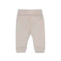 Feetje Broek streep - The Cuddle Company Bruin melange