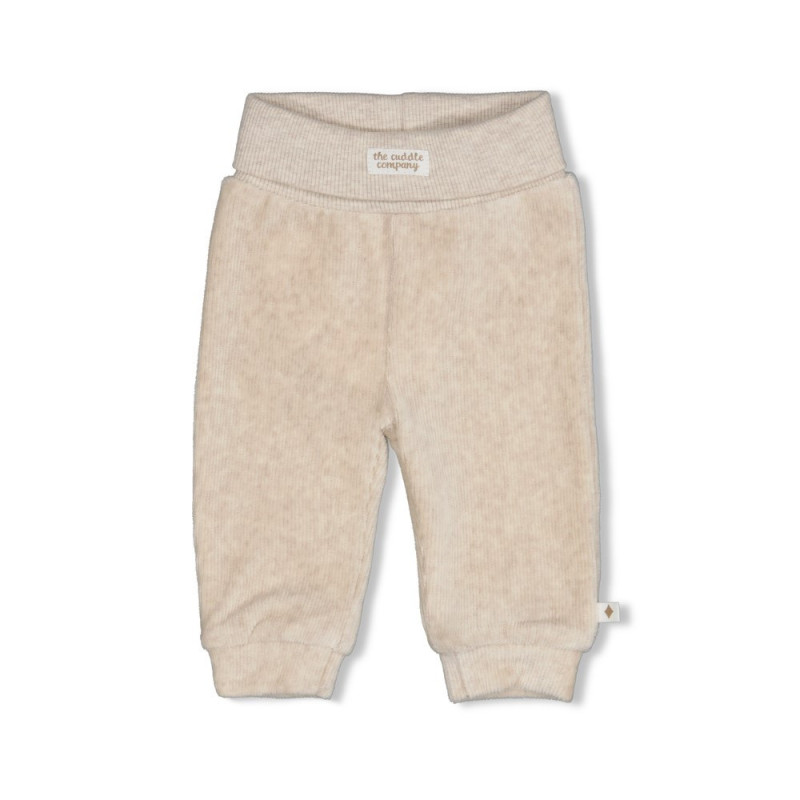 Feetje Broek velours rib - The Cuddle Company Taupe melange