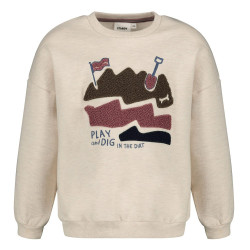 Sturdy Sweater oversized - Rock the Earth Offwhite melange