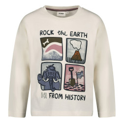 Sturdy Longsleeve oversized - Rock the Earth Offwhite