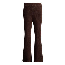 Jubel Flared broek velours rib - City Chic Bruin