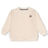 Jubel Sweater met backprint relaxed fit - City Chic Offwhite melange
