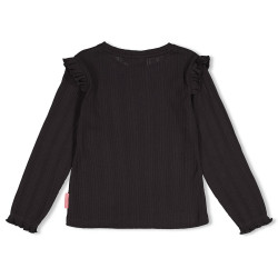Jubel Longsleeve ajour rib - City Chic Antraciet