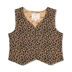 Jubel Denim gilet AOP - City Chic Zand