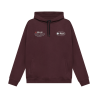 Rellix Loose Fit Hoodie Chest Brushed Dusty Bordeaux