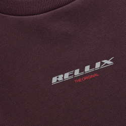 Rellix Sweater Rellix Backprint Brush Dusty Bordeaux