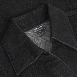 Indian Blue Jeans Shirt Denim  Black Denim